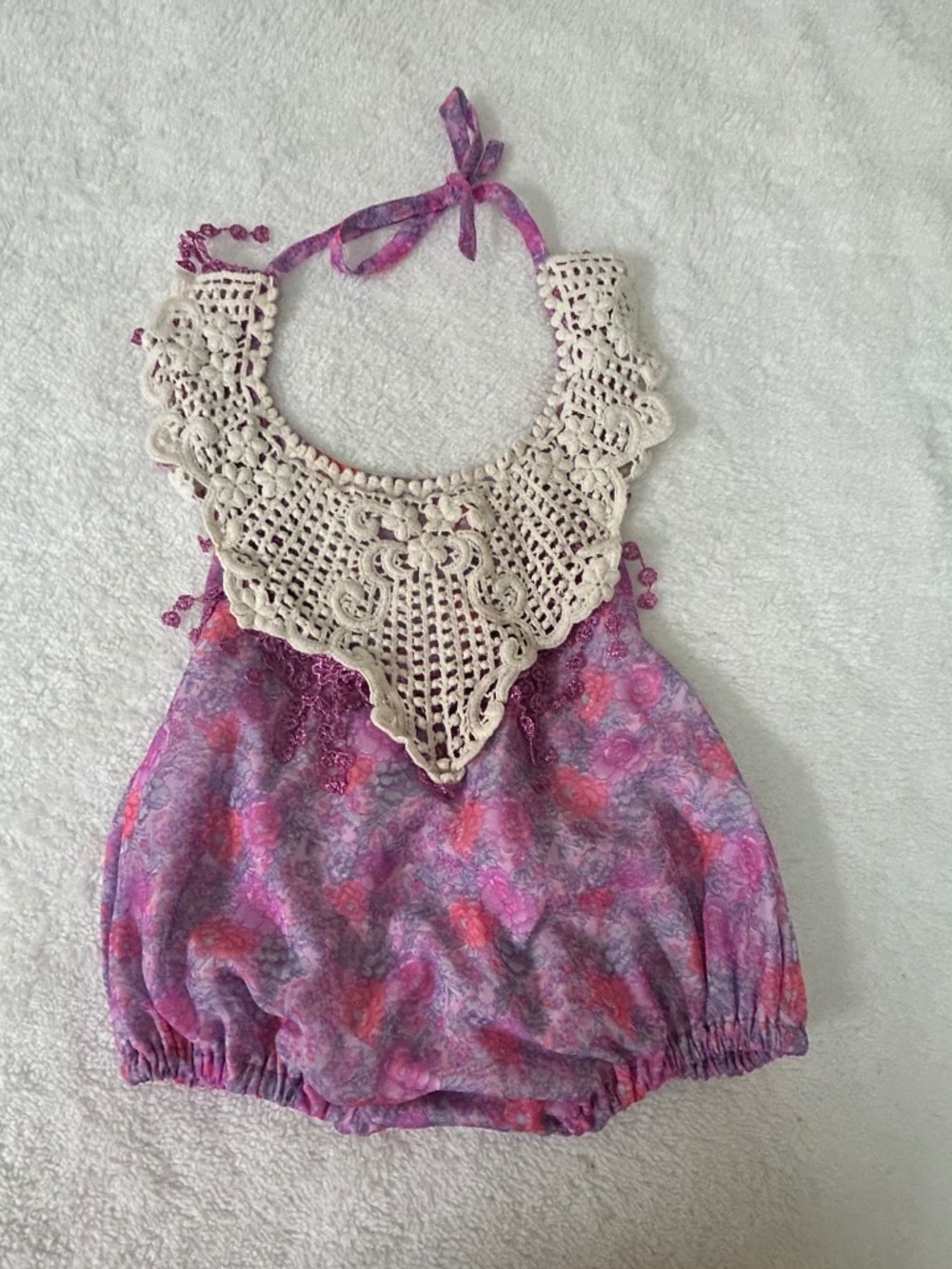 Nooks design 12-18 months baby girl bubble romper